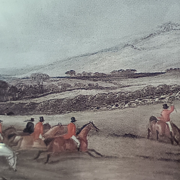 Antique Pair Cabinet Miniature Paintings of Hunting Dogs on Burel Wood Gold Gilt - Picture 8 of 14